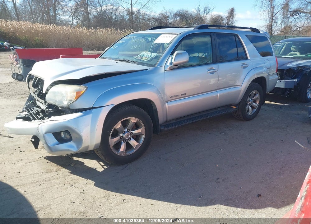 2007 TOYOTA 4RUNNER LIMITED V8 VIN: JTEBT17R178038810