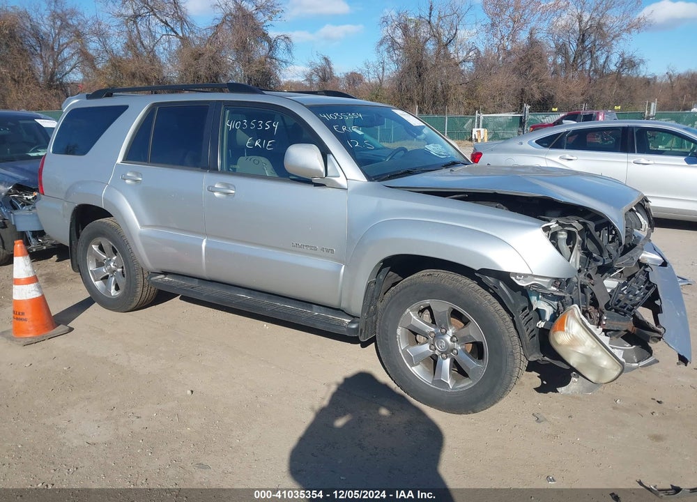 2007 TOYOTA 4RUNNER LIMITED V8 VIN: JTEBT17R178038810