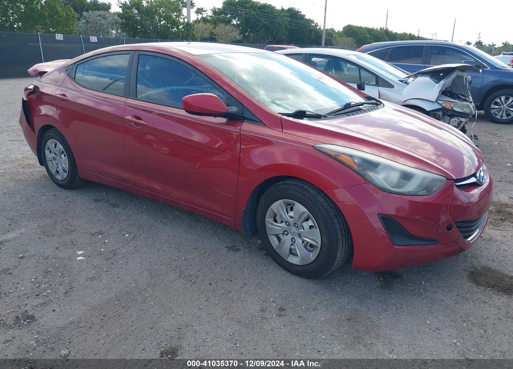 2016 HYUNDAI ELANTRA SE VIN: KMHDH4AE6GU584415