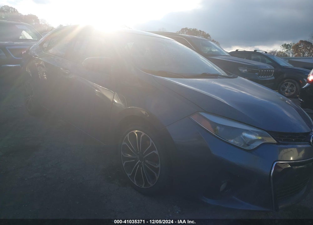 2014 TOYOTA COROLLA S PLUS VIN: 2T1BURHE8EC080517