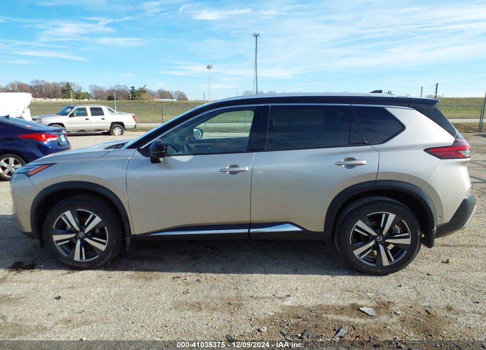 2021 NISSAN ROGUE PLATINUM INTELLIGENT AWD VIN: JN8AT3DD7MW301818