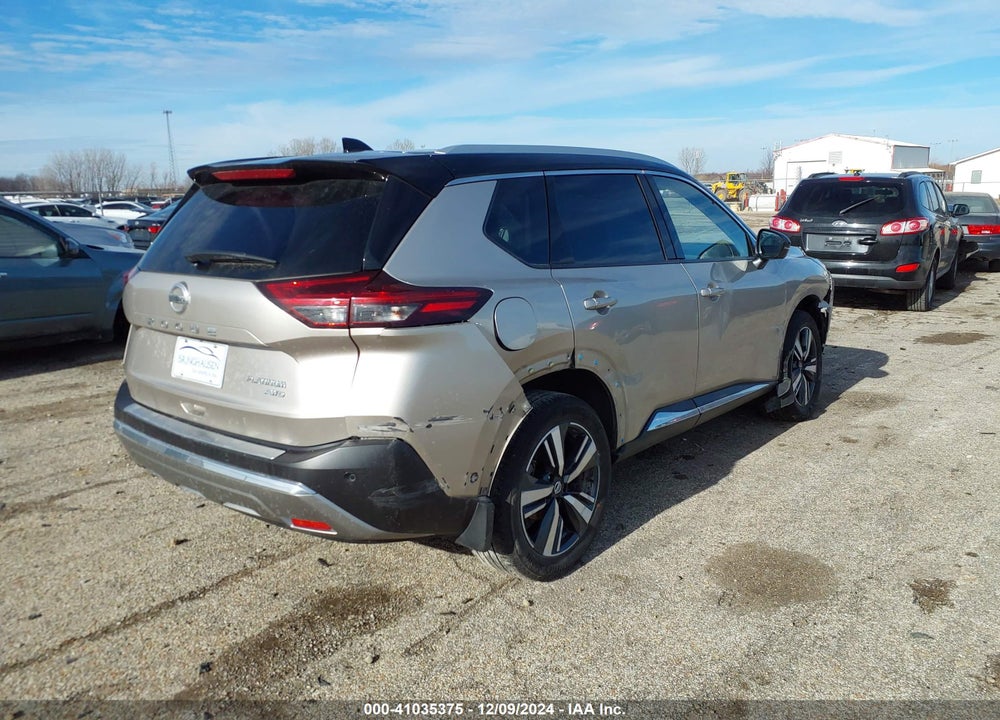 2021 NISSAN ROGUE PLATINUM INTELLIGENT AWD VIN: JN8AT3DD7MW301818