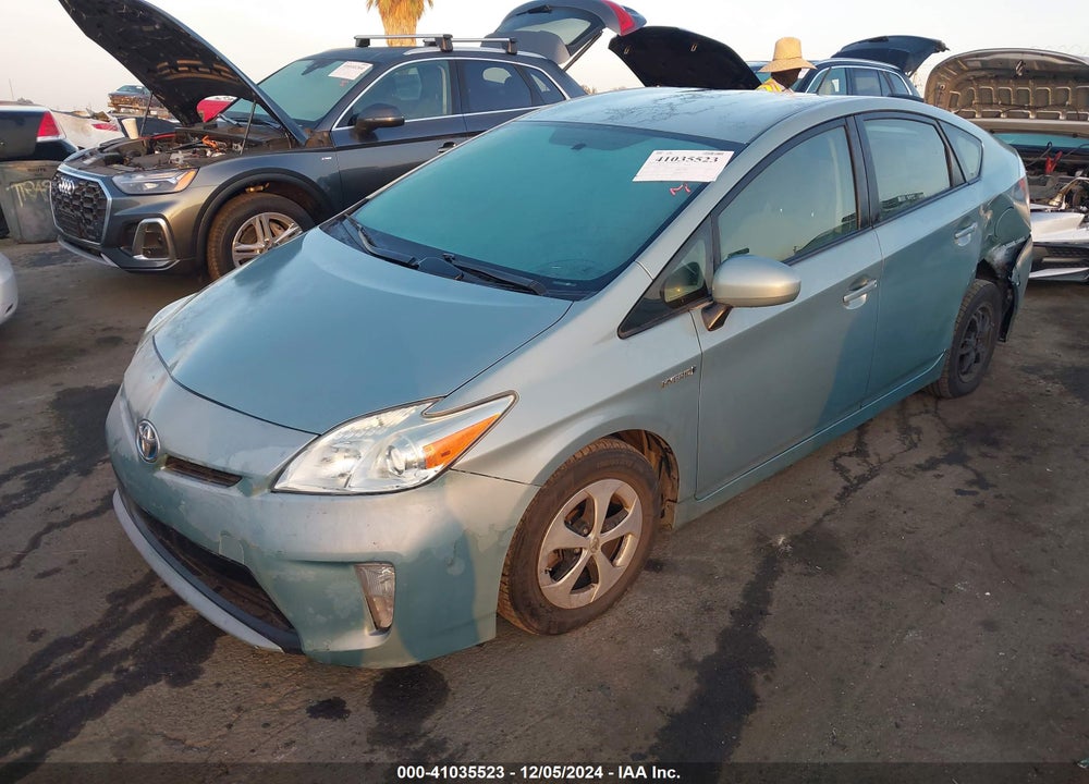 2015 TOYOTA PRIUS TWO VIN: JTDKN3DUXF1997102