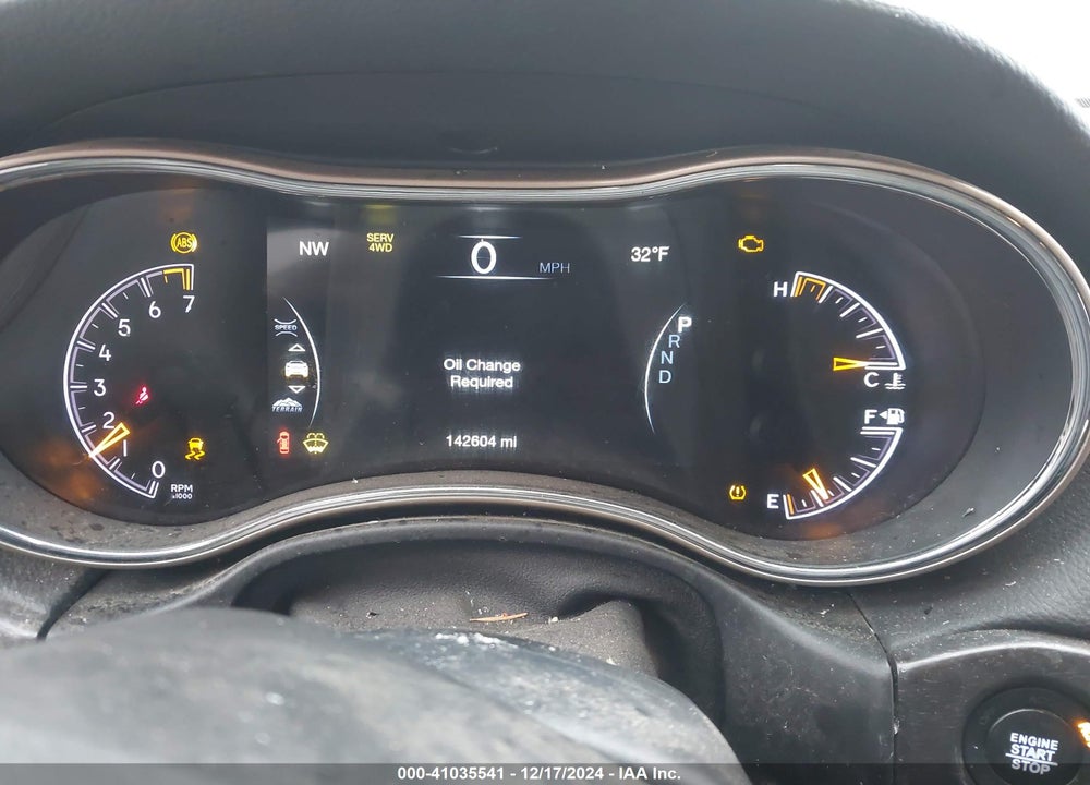 2016 JEEP GRAND CHEROKEE LIMITED VIN: 1C4RJFBG5GC478277