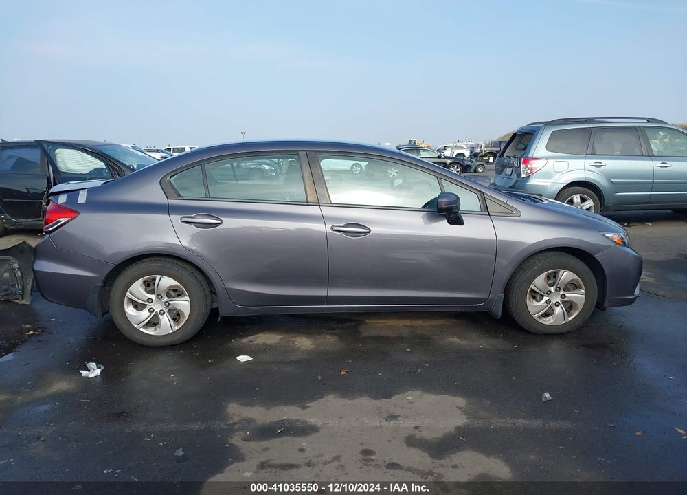 2015 HONDA CIVIC LX VIN: 19XFB2F53FE271802