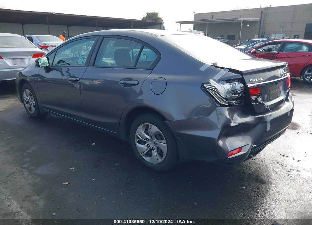 2015 HONDA CIVIC LX VIN: 19XFB2F53FE271802