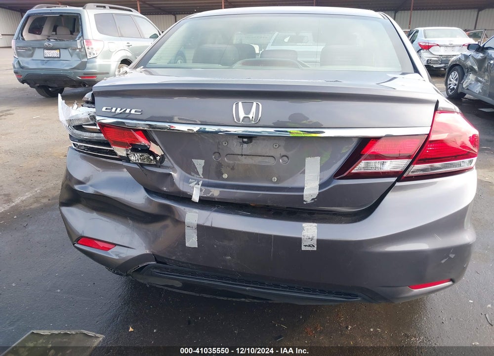 2015 HONDA CIVIC LX VIN: 19XFB2F53FE271802