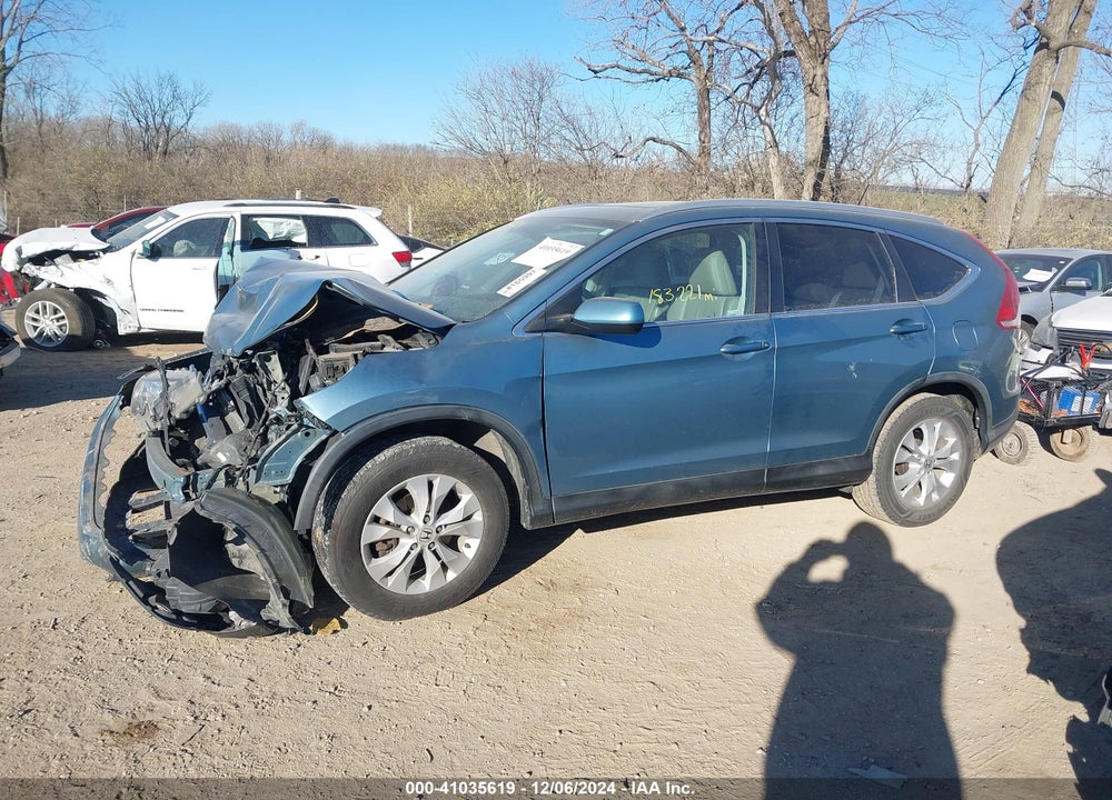 2014 HONDA CR-V EX-L VIN: 2HKRM4H79EH667048