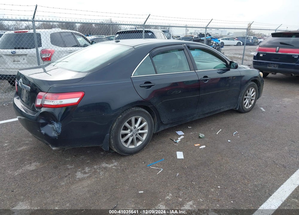 2011 TOYOTA CAMRY XLE V6 VIN: 4T1BK3EK0BU623737