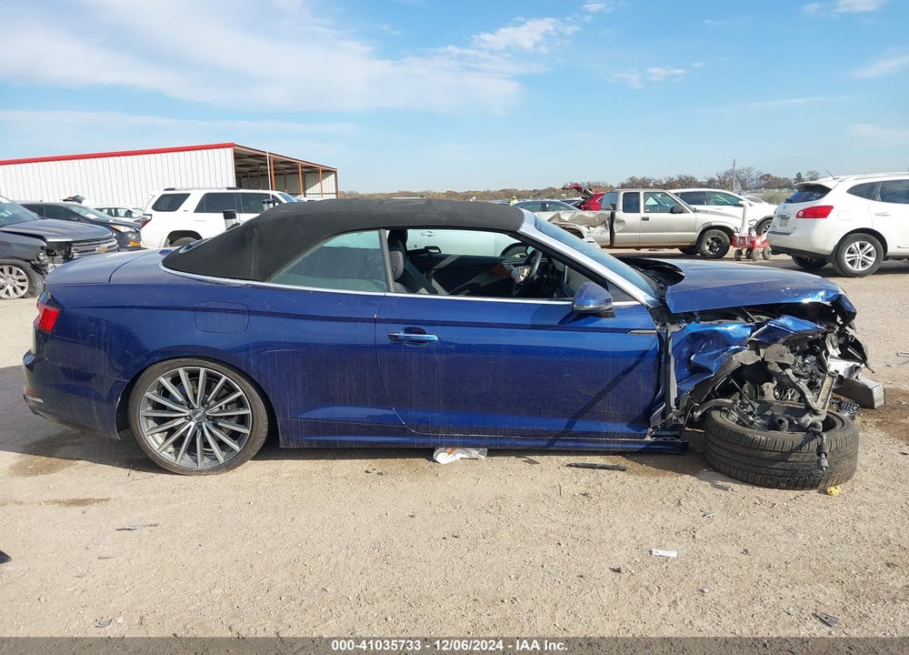 2018 AUDI A5 2.0T PREMIUM VIN: WAUYNGF50JN002350