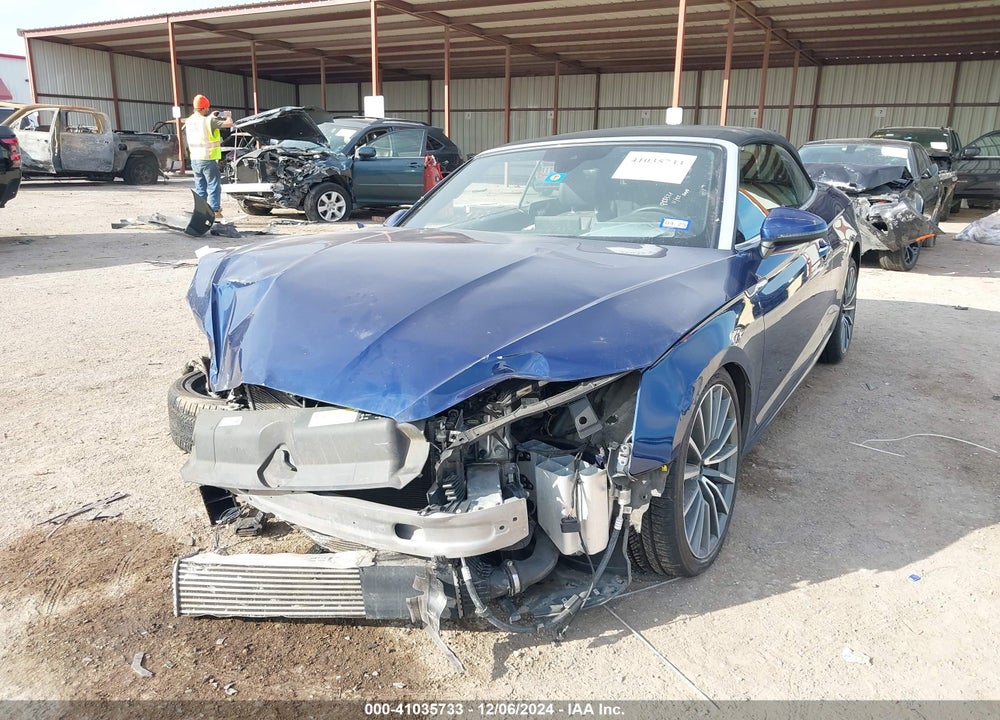 2018 AUDI A5 2.0T PREMIUM VIN: WAUYNGF50JN002350