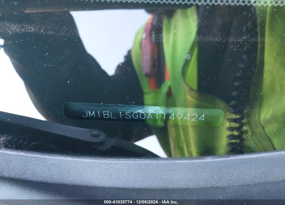 2010 MAZDA 3 I SPORT VIN: JM1BL1SG0A1149424