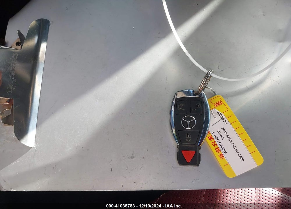 2018 MERCEDES-BENZ C 300 VIN: WDDWK4JBXJF761800