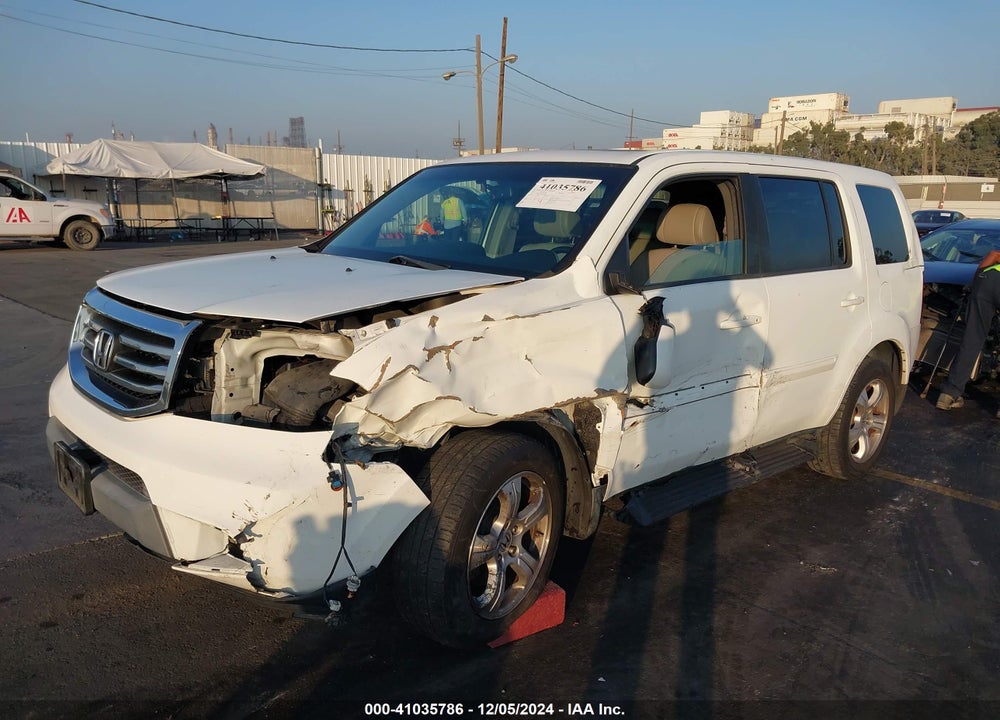 2012 HONDA PILOT EX-L VIN: 5FNYF3H5XCB038666