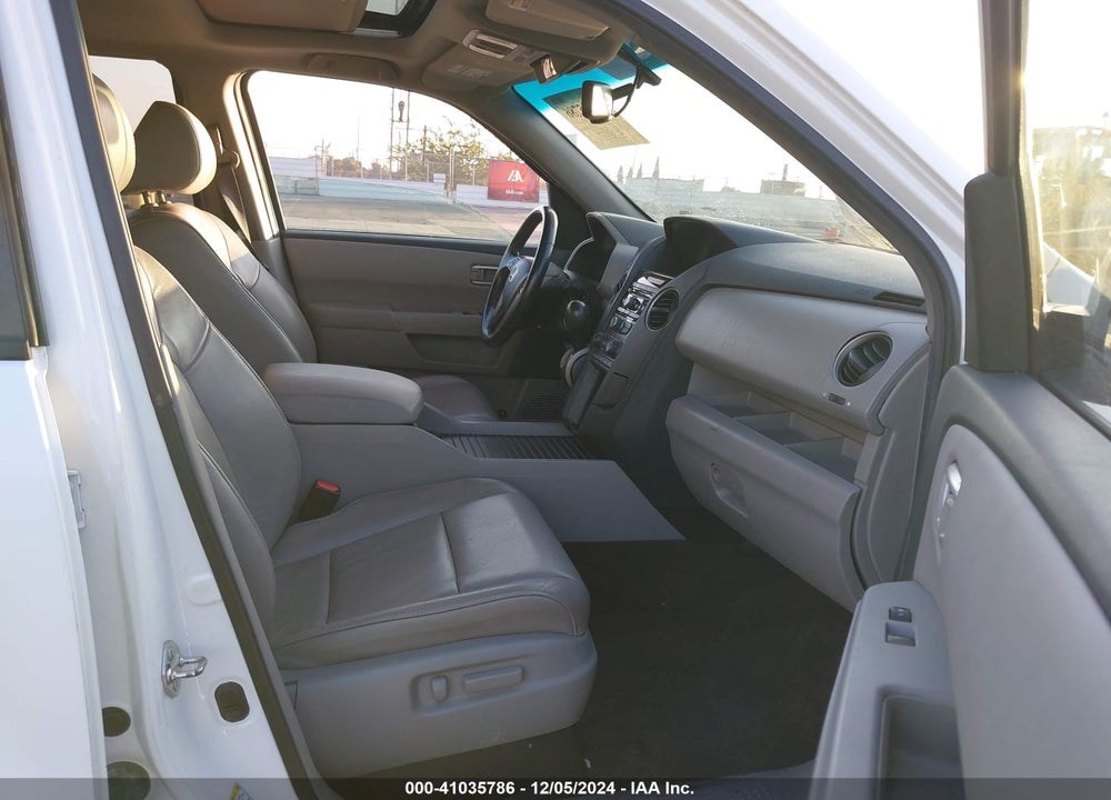 2012 HONDA PILOT EX-L VIN: 5FNYF3H5XCB038666