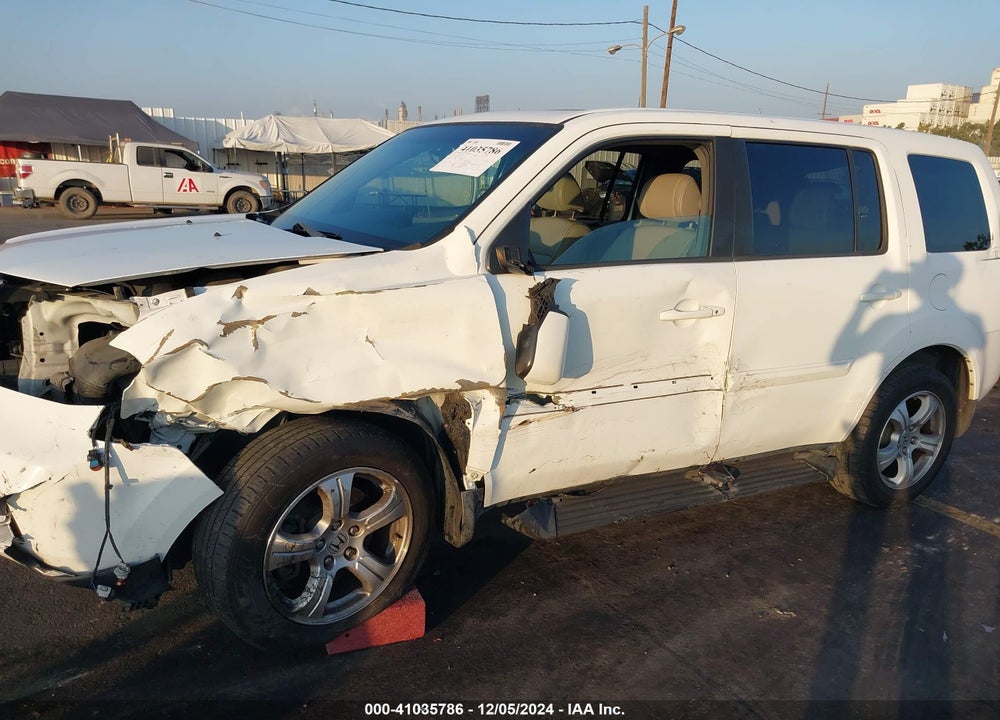 2012 HONDA PILOT EX-L VIN: 5FNYF3H5XCB038666