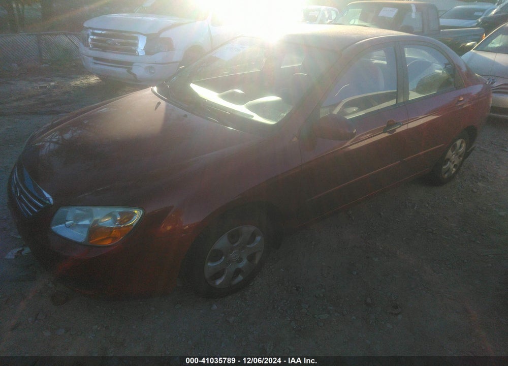 2008 KIA SPECTRA EX VIN: KNAFE121785545941
