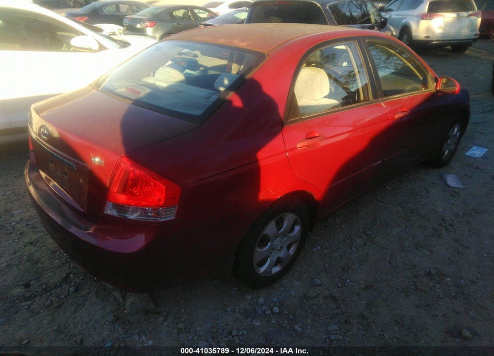 2008 KIA SPECTRA EX VIN: KNAFE121785545941