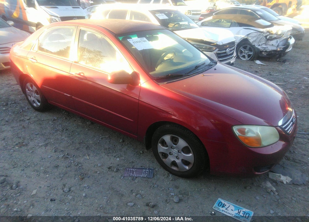 2008 KIA SPECTRA EX VIN: KNAFE121785545941