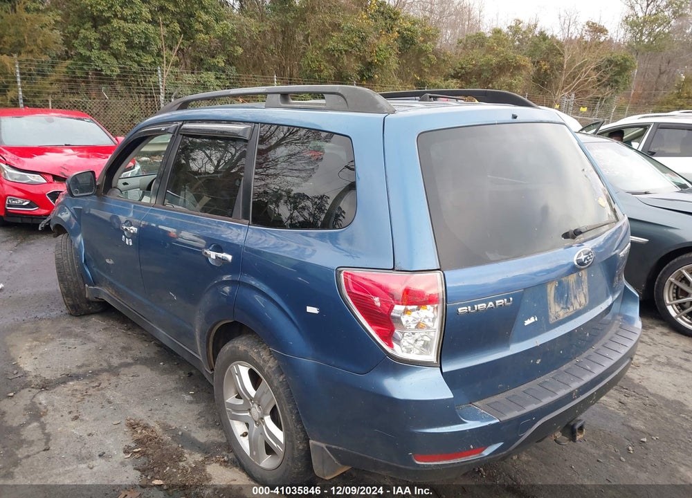 2009 SUBARU FORESTER 2.5X VIN: JF2SH63649H749680