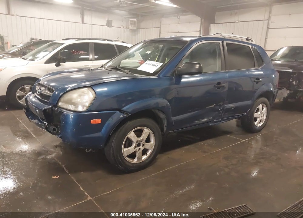 2008 HYUNDAI TUCSON GLS VIN: KM8JM12B88U858359