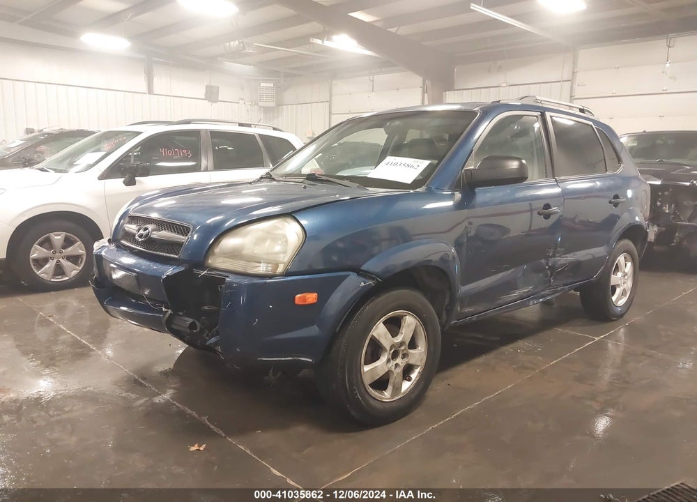 2008 HYUNDAI TUCSON GLS VIN: KM8JM12B88U858359
