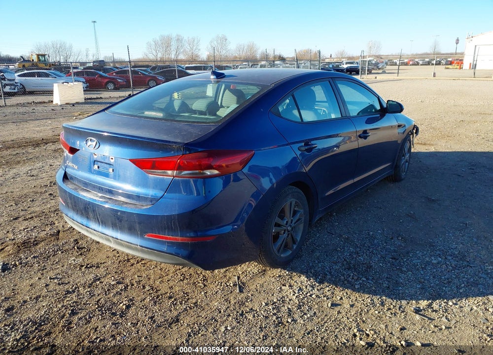 2018 HYUNDAI ELANTRA VIN: 5NPD84LF0JH233916