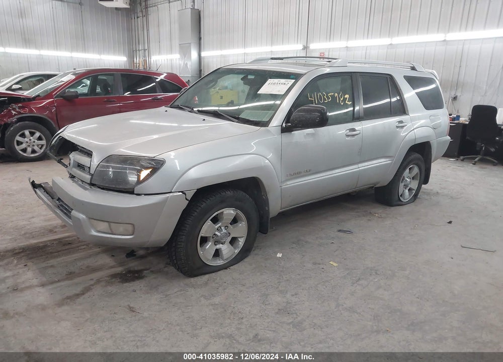 2003 TOYOTA 4RUNNER LIMITED V8 VIN: JTEBT17R930026199