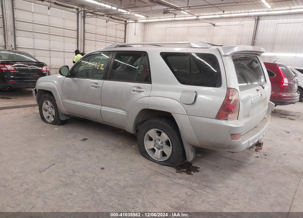 2003 TOYOTA 4RUNNER LIMITED V8 VIN: JTEBT17R930026199