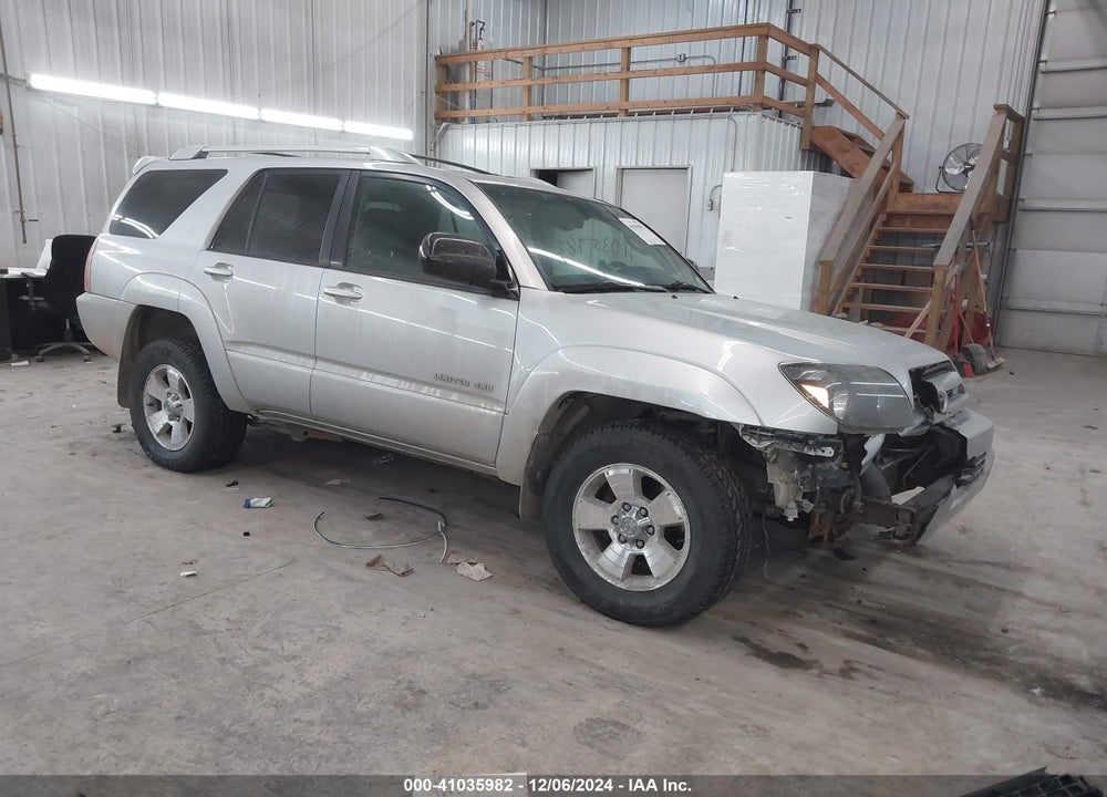 2003 TOYOTA 4RUNNER LIMITED V8 VIN: JTEBT17R930026199