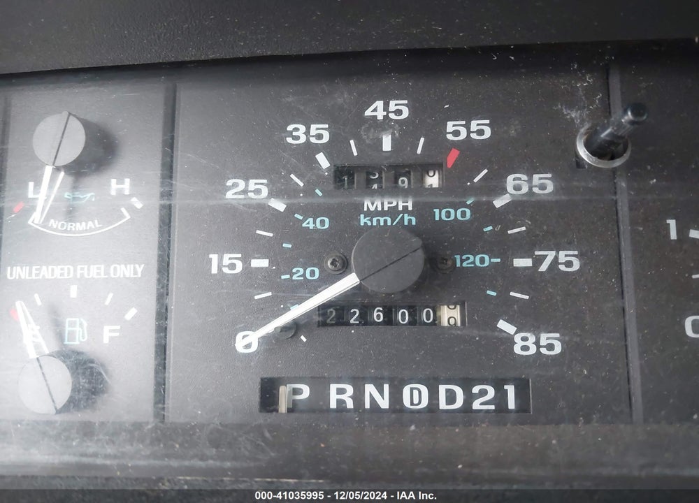 1993 FORD RANGER VIN: 1FTCR10X1PPA51269