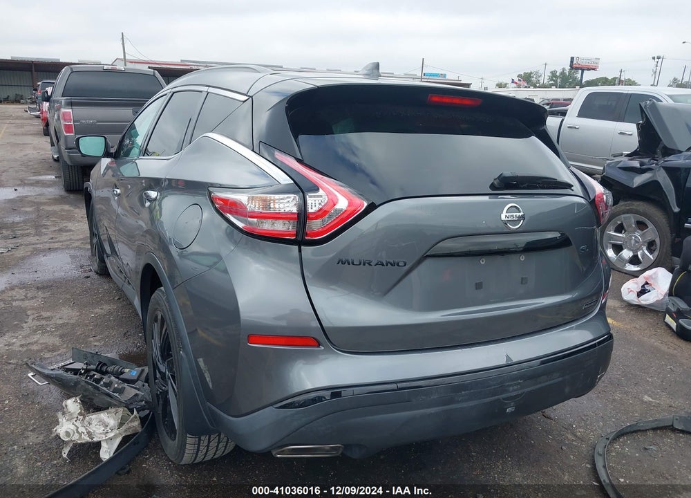 2018 NISSAN MURANO SL VIN: 5N1AZ2MG9JN160889