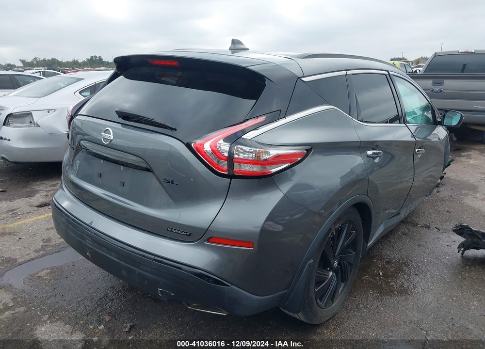2018 NISSAN MURANO SL VIN: 5N1AZ2MG9JN160889