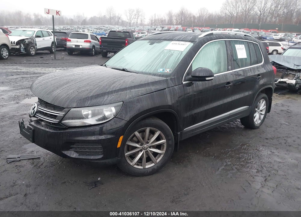2017 VOLKSWAGEN TIGUAN 2.0T WOLFSBURG EDITION VIN: WVGSV7AX4HK022805
