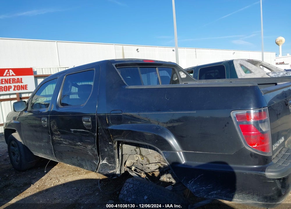 2012 HONDA RIDGELINE RT VIN: 5FPYK1F29CB457852