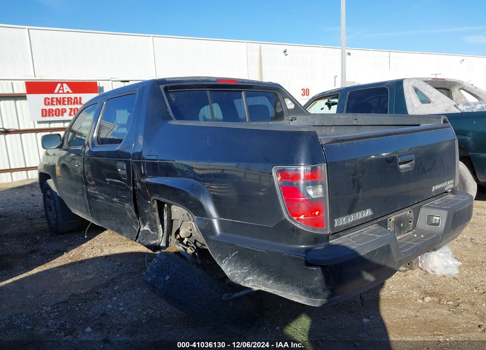 2012 HONDA RIDGELINE RT VIN: 5FPYK1F29CB457852