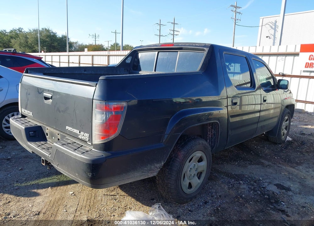 2012 HONDA RIDGELINE RT VIN: 5FPYK1F29CB457852