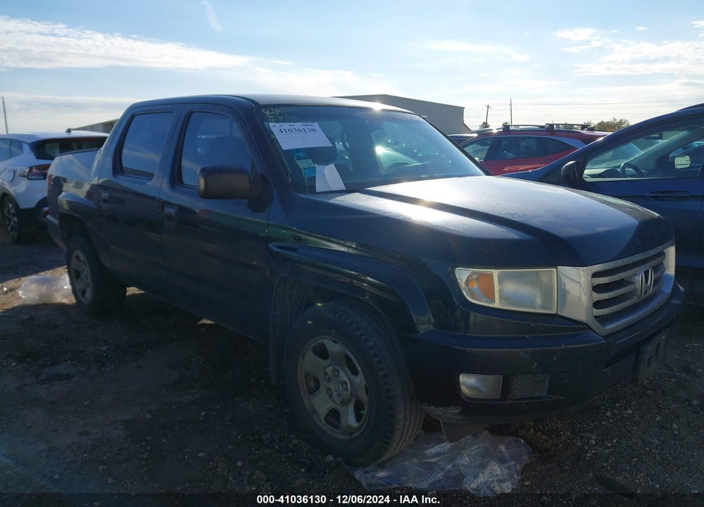 2012 HONDA RIDGELINE RT VIN: 5FPYK1F29CB457852