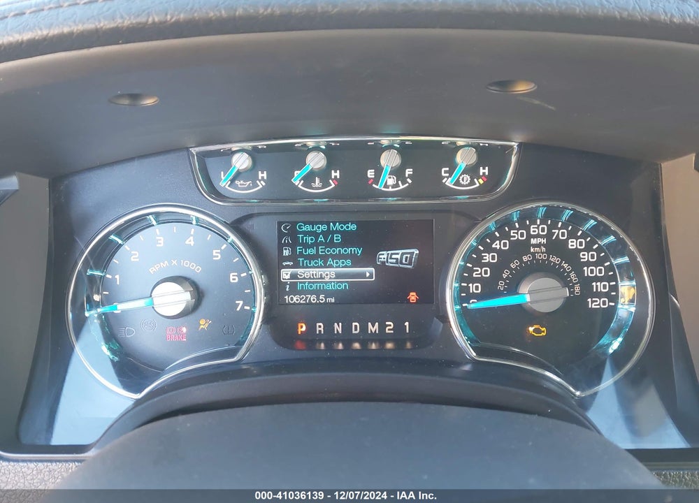 2014 FORD F-150 LARIAT VIN: 1FTFW1ET1EKD65171