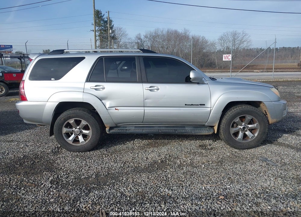 2004 TOYOTA 4RUNNER SR5 SPORT V8 VIN: JTEBT14R548010346