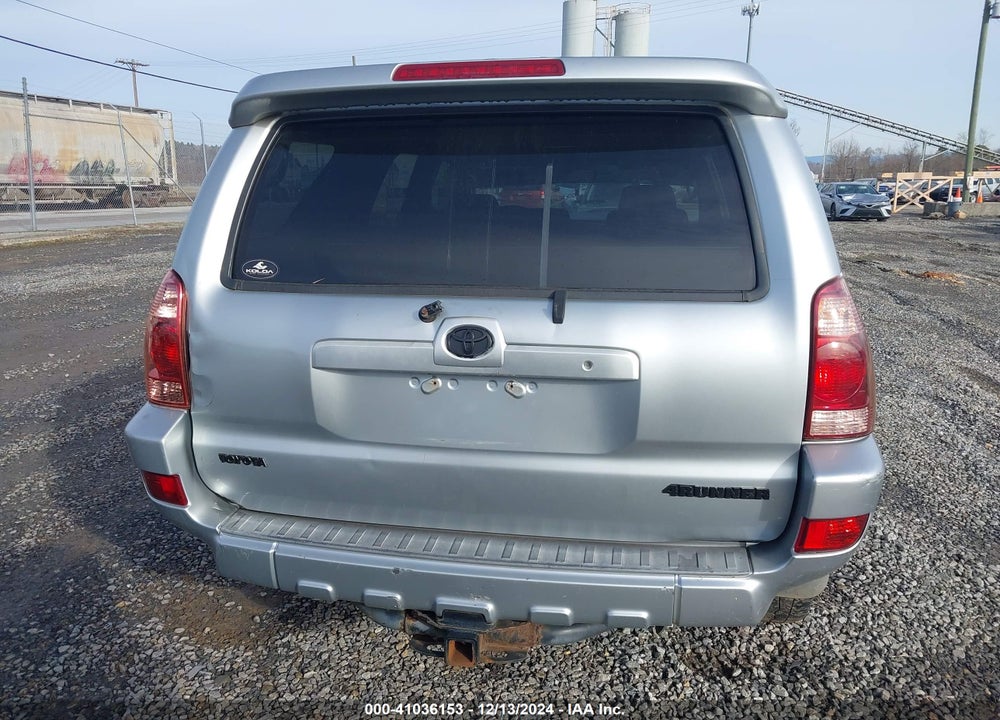 2004 TOYOTA 4RUNNER SR5 SPORT V8 VIN: JTEBT14R548010346