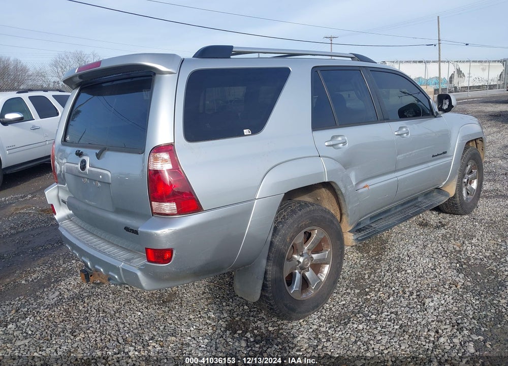 2004 TOYOTA 4RUNNER SR5 SPORT V8 VIN: JTEBT14R548010346