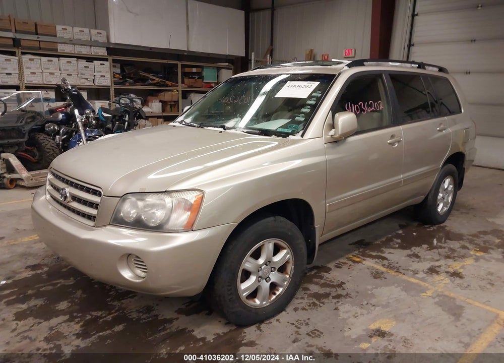 2002 TOYOTA HIGHLANDER V6 VIN: JTEHF21A420097352