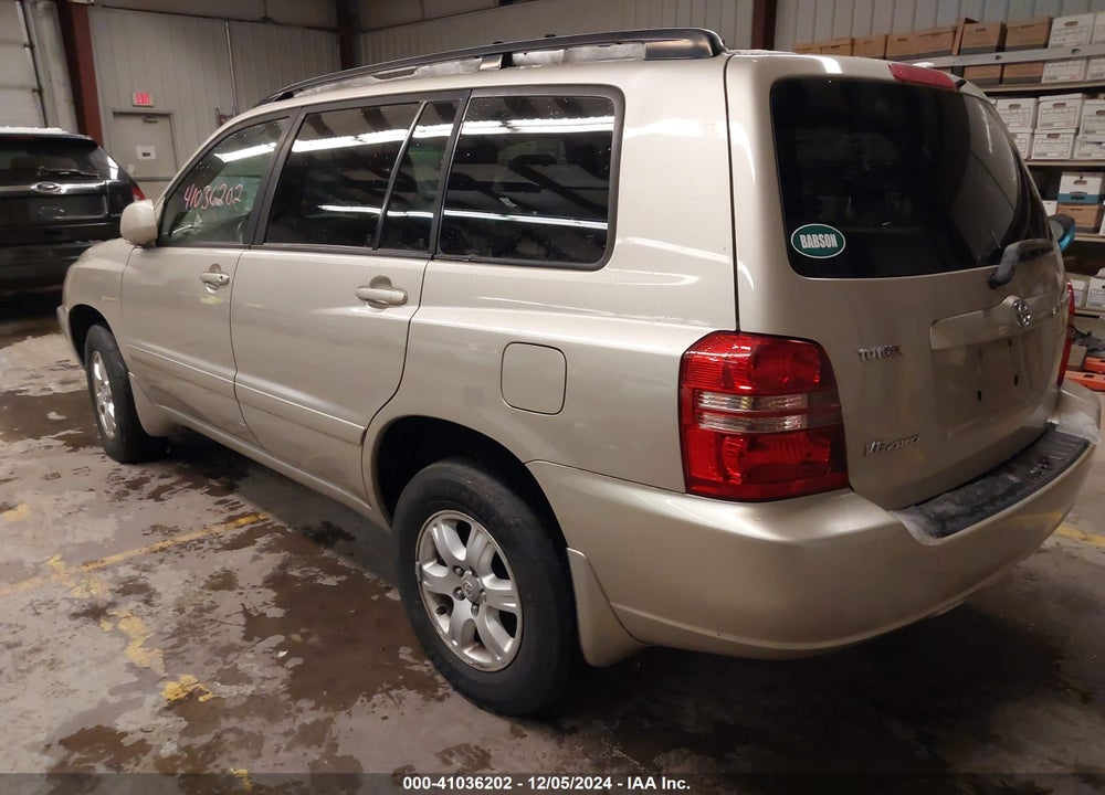 2002 TOYOTA HIGHLANDER V6 VIN: JTEHF21A420097352