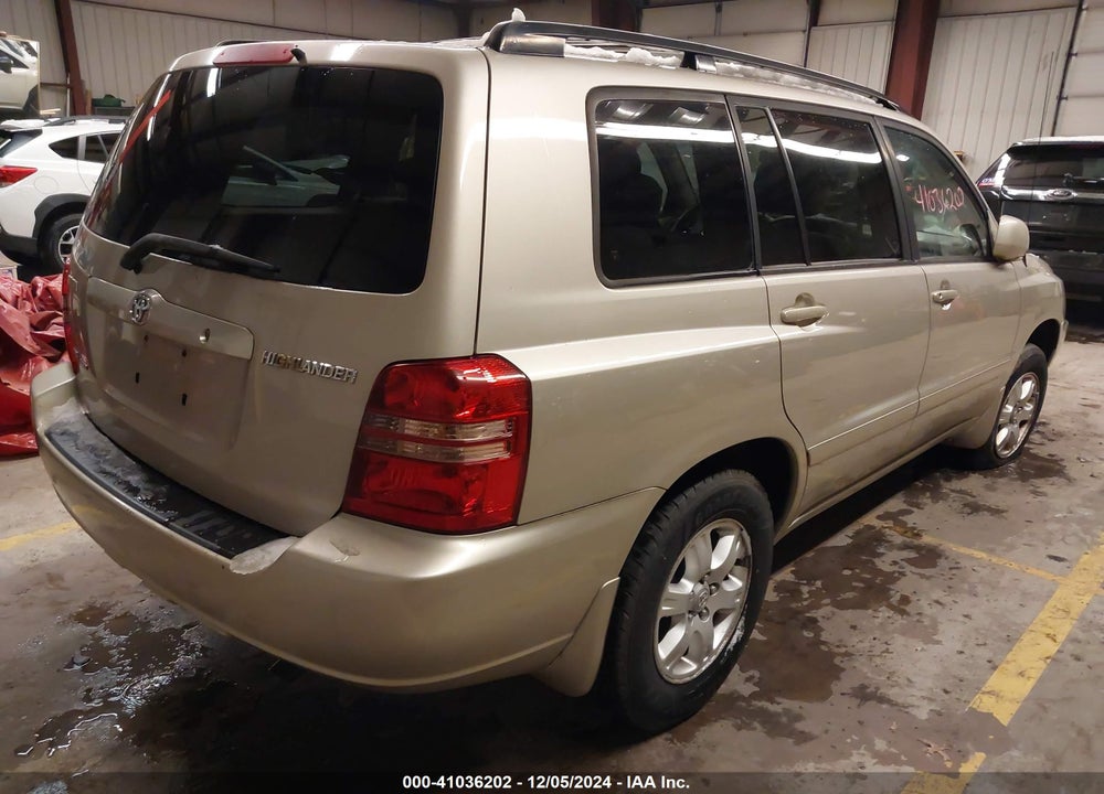 2002 TOYOTA HIGHLANDER V6 VIN: JTEHF21A420097352