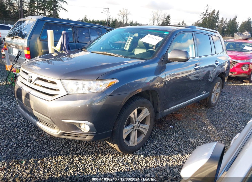 2012 TOYOTA HIGHLANDER LIMITED V6 VIN: 5TDDK3EH6CS100956