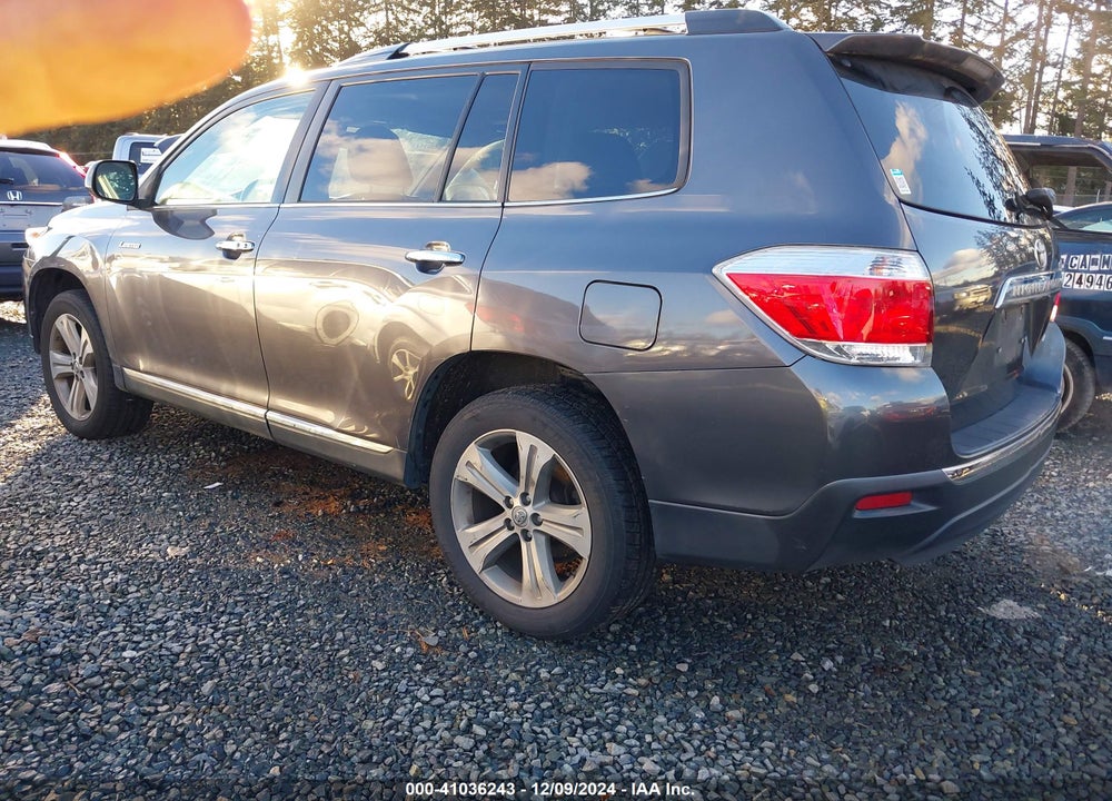 2012 TOYOTA HIGHLANDER LIMITED V6 VIN: 5TDDK3EH6CS100956