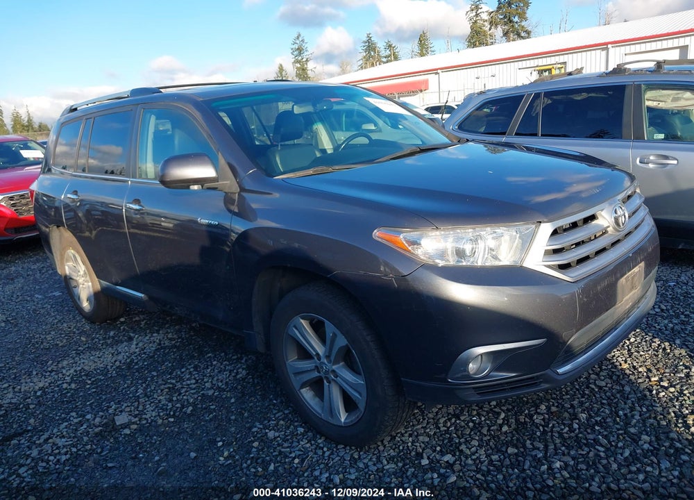 2012 TOYOTA HIGHLANDER LIMITED V6 VIN: 5TDDK3EH6CS100956