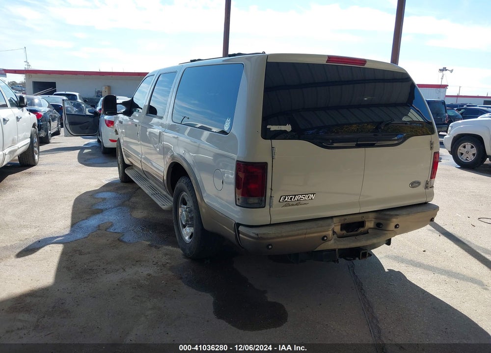 2005 FORD EXCURSION EDDIE BAUER VIN: 1FMNU44P15EA31238