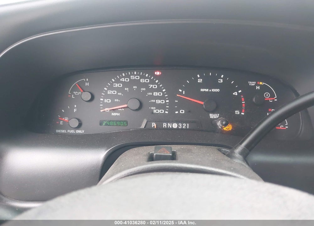2005 FORD EXCURSION EDDIE BAUER VIN: 1FMNU44P15EA31238